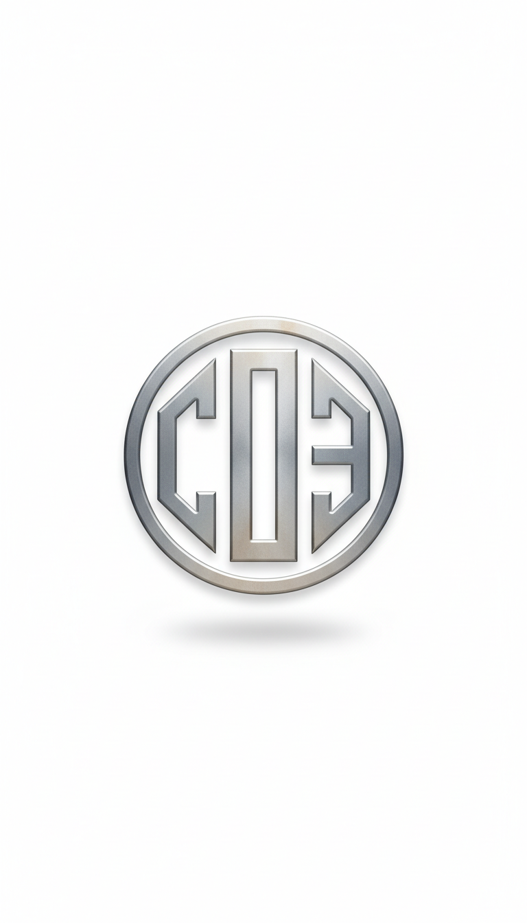 Personalized Monogram Circle Silver Mist