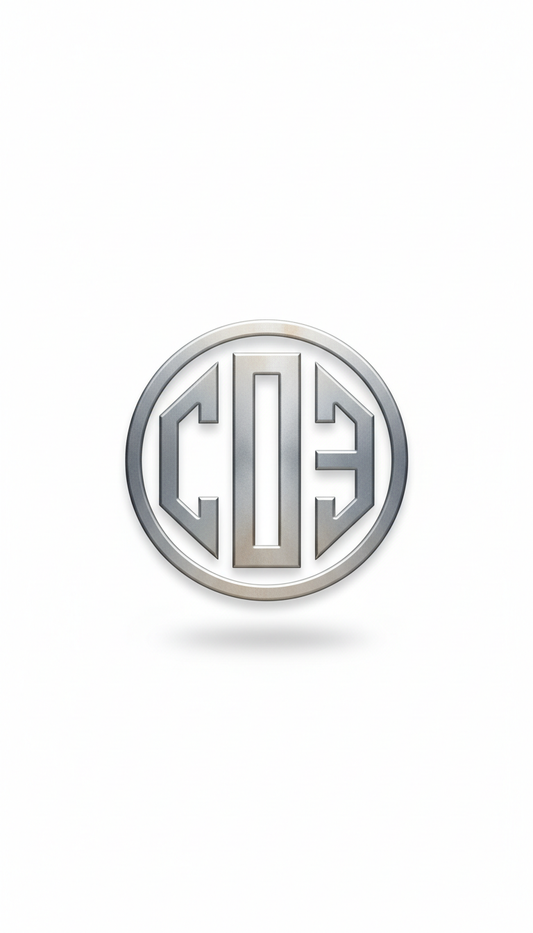 Personalized Monogram Circle Silver Mist