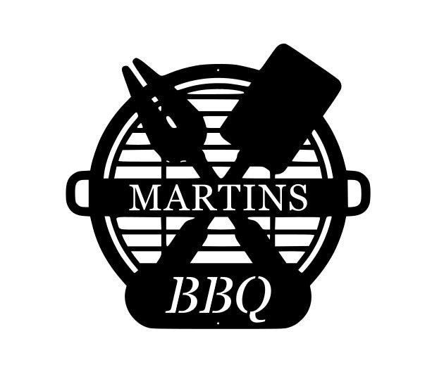 Personalized bbq sign