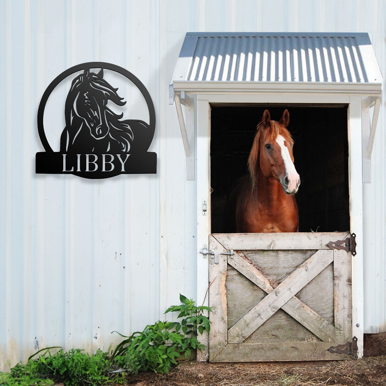 Personalized Horse Sign