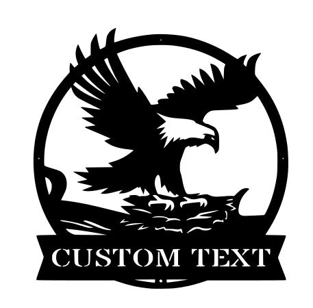 Personalized eagle sign